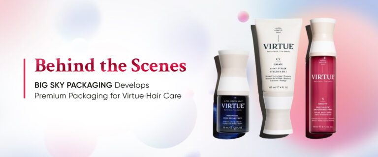 Develops Premium Packaging for Virtue Hair Care